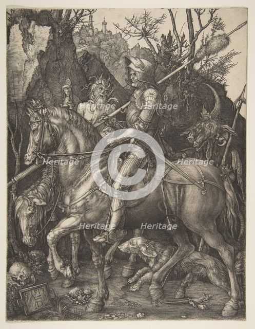Knight, Death and the Devil, 1513. Creator: Albrecht Durer.