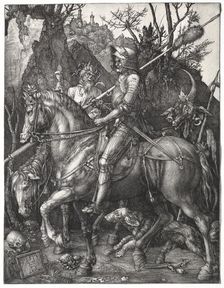 Knight, Death, and the Devil, 1513. Creator: Albrecht Dürer (German, 1471-1528)