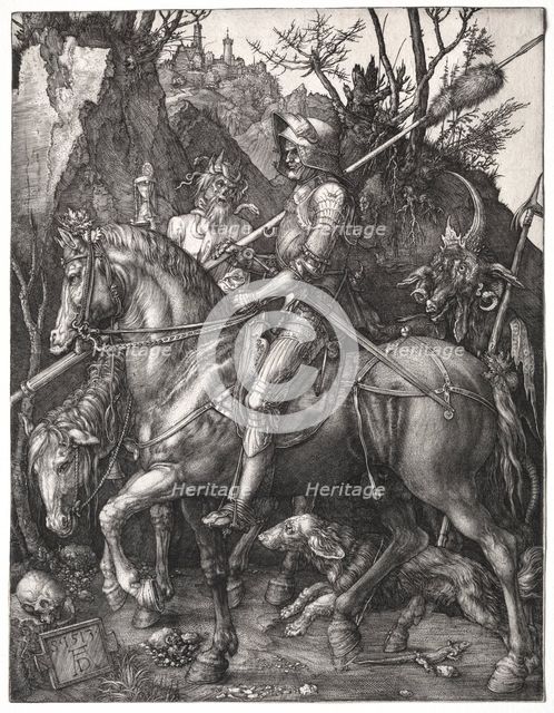 Knight, Death, and the Devil, 1513. Creator: Albrecht Dürer (German, 1471-1528).