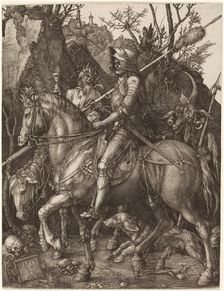 Knight, Death and Devil, 1513. Creator: Albrecht Durer