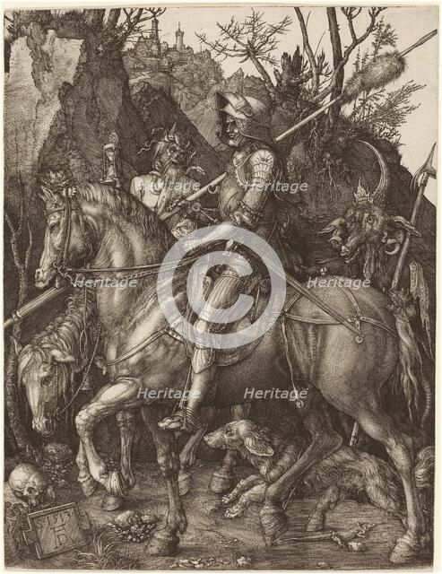 Knight, Death and Devil, 1513. Creator: Albrecht Durer.