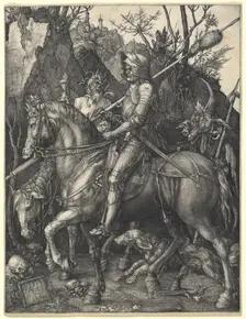 Knight, Death and Devil, 1513. Creator: Albrecht Durer