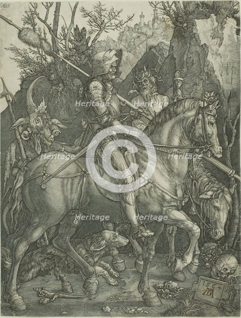 Knight, Death, and Devil, 1564. Creator: Jan Wierix.