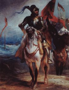 Knight leading his army. Creator: Edouard-Alexandre Odier