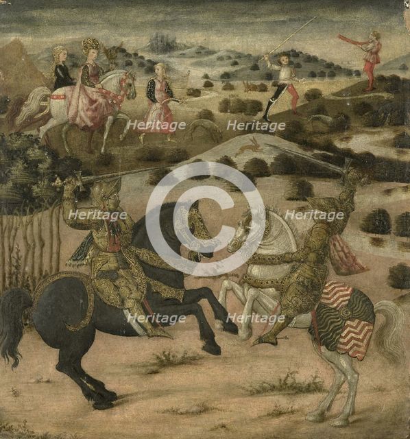 Knight Legend Scene, 1450-1475. Artist: Anonymous  