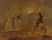 Knight's Encounter, 1855. Creator: Robert Walter Weir