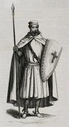 Knight Templar, Order of Solomon's Temple, 1852. Creator: Coderch