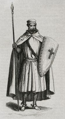 Knight Templar, Order of Solomon's Temple, 1852. Creator: Coderch