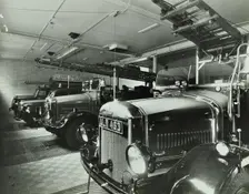 Knightsbridge Fire Station, No 16 Basil Street, Chelsea, London, 1939