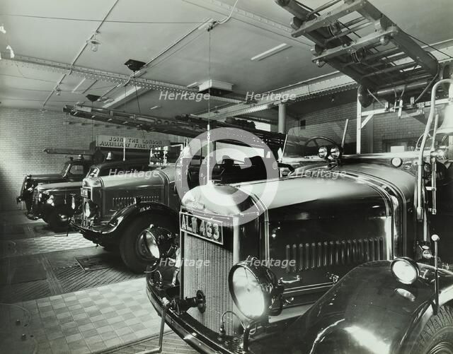 Knightsbridge Fire Station, No 16 Basil Street, Chelsea, London, 1939. Artist: Unknown.