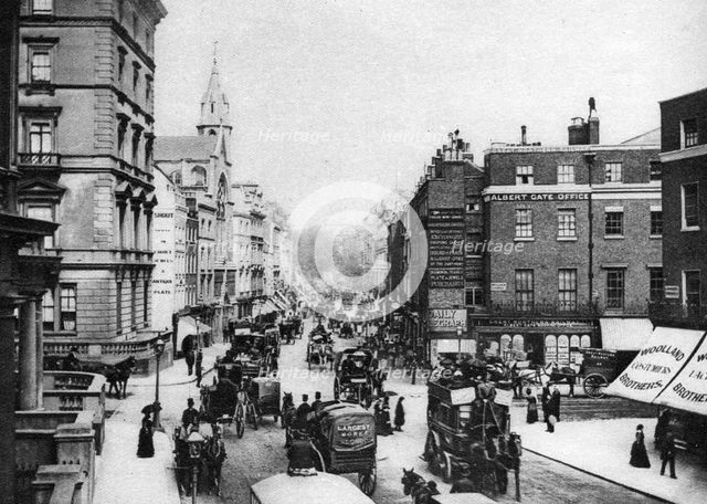 Knightsbridge, London, 1890s (1926-1927). Artist: Unknown