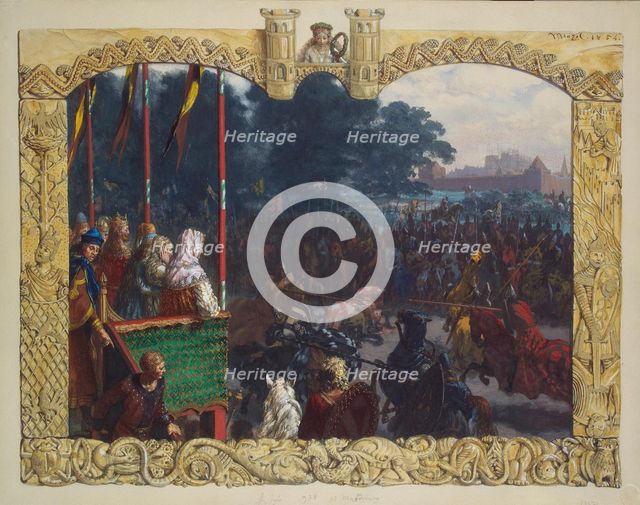 Knights' Tournament in Magdeburg, 928.