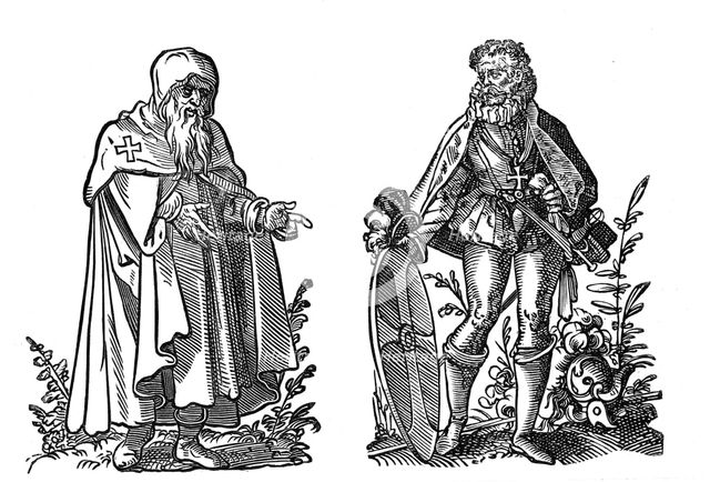 Knights Hospitallers, 16th century. Artist: Unknown