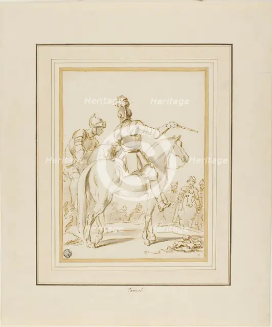 Knights on Horseback, n.d. Creator: Charles Parrocel.
