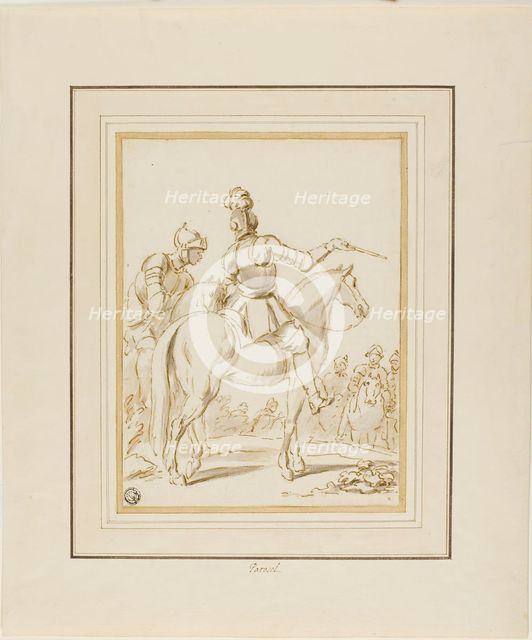 Knights on Horseback, n.d. Creator: Charles Parrocel.