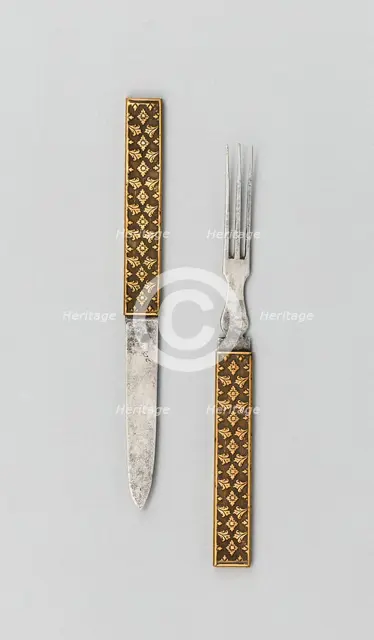 Knife and Fork, Europe, 19th century. Creator: Unknown.