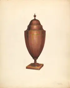 Knife and Spoon Box, c. 1938. Creators: Arsen Maralian, Ernest Busenbark