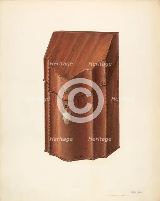 Knife Box, c. 1940. Creator: Harry Eisman.