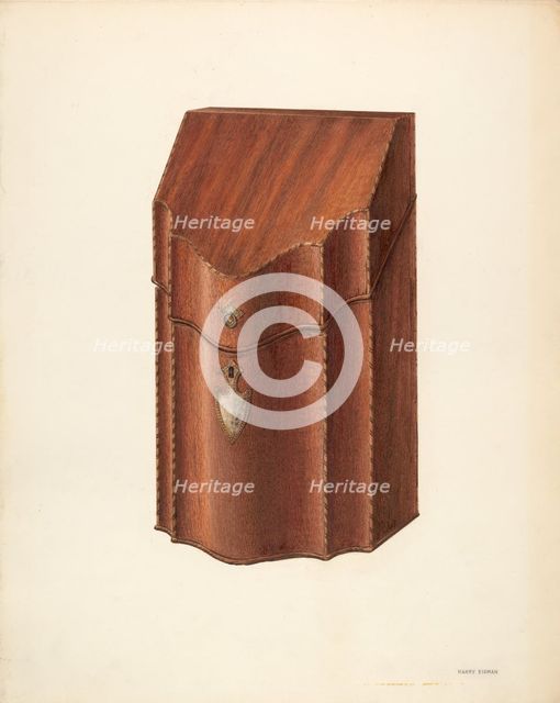Knife Box, c. 1940. Creator: Harry Eisman.