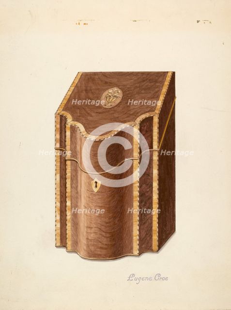 Knife Box, c. 1937. Creator: Eugene Croe.
