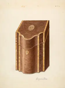 Knife Box, c. 1937. Creator: Eugene Croe