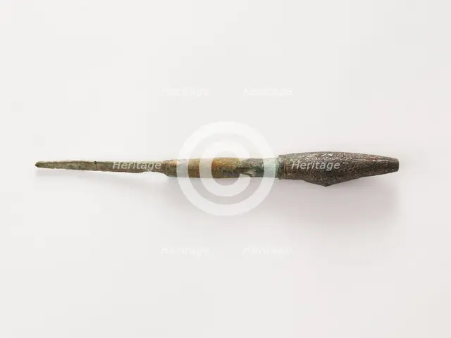 Knife blade and ornamented handle, Goryeo period, 12th-13th century. Creator: Unknown.