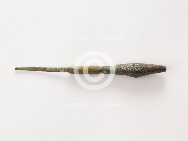 Knife blade and ornamented handle, Goryeo period, 12th-13th century. Creator: Unknown.