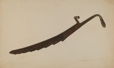 Knife, c. 1939. Creator: Harold Ballerd