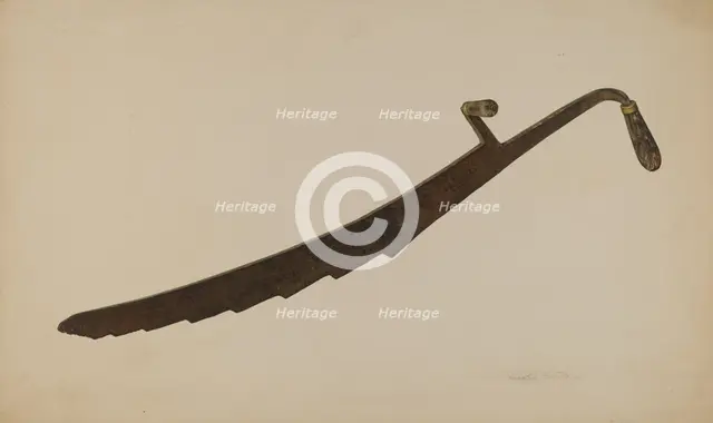Knife, c. 1939. Creator: Harold Ballerd.