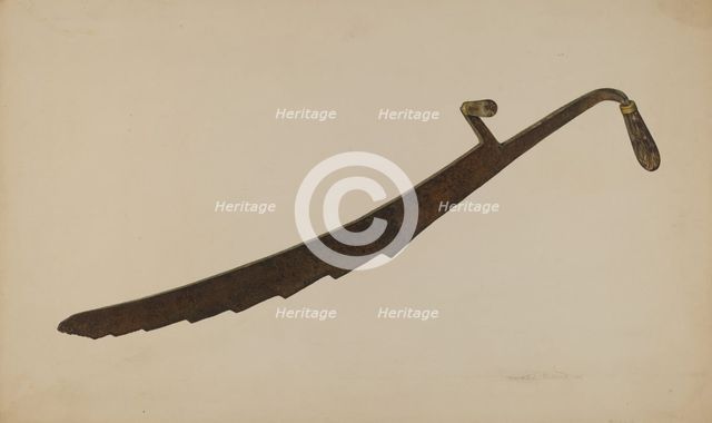 Knife, c. 1939. Creator: Harold Ballerd.