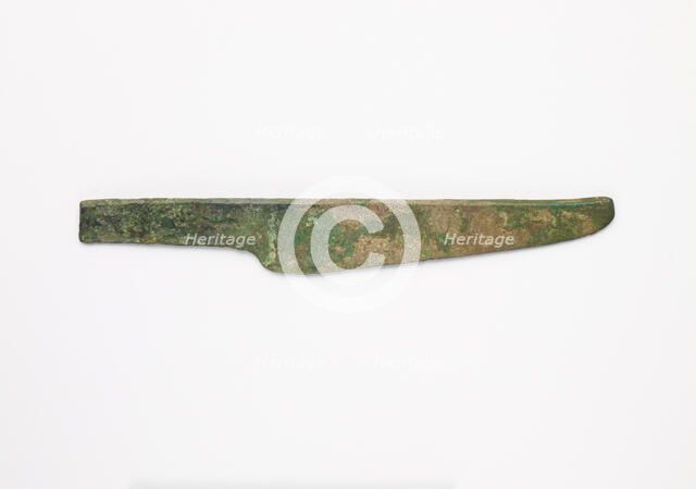 Knife (dao), Shang dynasty, ca. 14th-13th century BCE. Creator: Unknown.