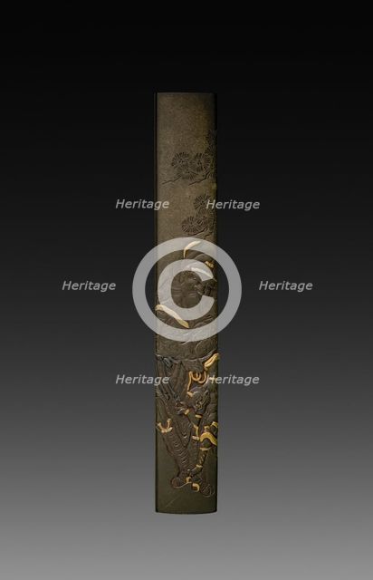 Knife Handle (Kozuka), c 1800s. Creator: Unknown.