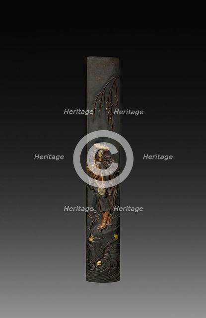 Knife Handle (Kozuka), c 1800s. Creator: Unknown.