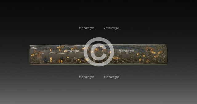 Knife Handle (Kozuka), c 1800s. Creator: Unknown.