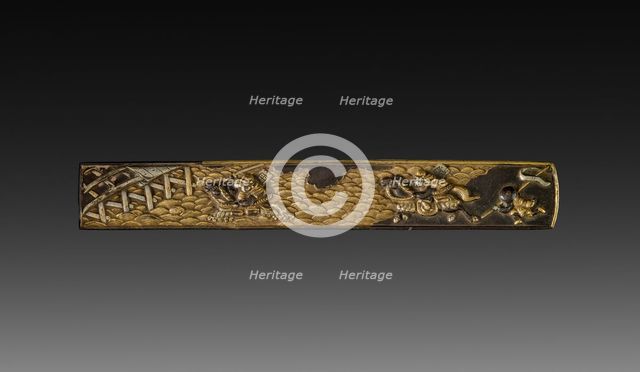 Knife Handle (Kozukai), c 1800s. Creator: Unknown.