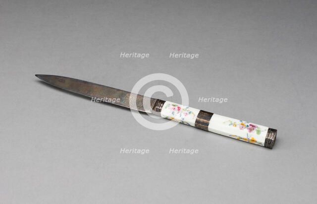 Knife, Sèvres, 1761. Creator: Sèvres Porcelain Manufactory.