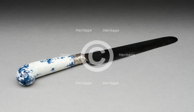 Knife, Worcester, c. 1760. Creator: Royal Worcester.