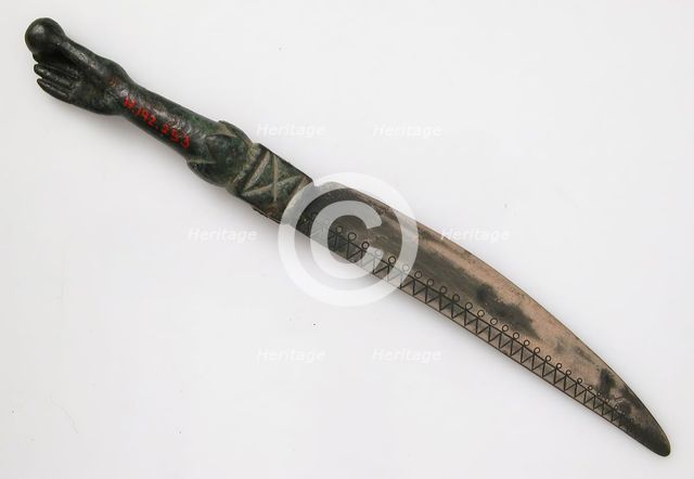 Knife with a Hand Holding an Orb, Late Roman, probably 3rd century. Creator: Unknown.
