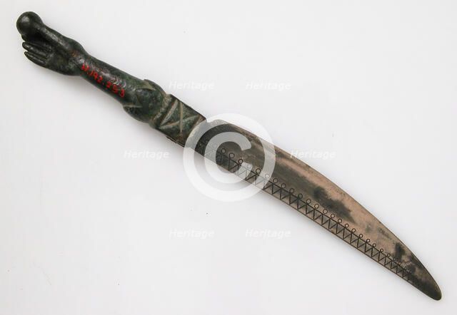 Knife with a Hand Holding an Orb, Late Roman, probably 3rd century. Creator: Unknown.