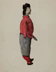 Knitted Doll, 1935/1942. Creator: Jane Iverson