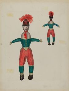 Knitted Doll "Duke", c. 1937. Creator: Verna Tallman