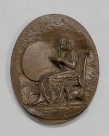 Knitting, model 1881, cast 1967. Creator: Thomas Eakins