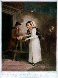 Knives, Scissors and Razors to Grind 1795, (1929). Artist: Giovanni Vendramini