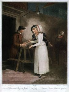 Knives, Scissors and Razors to Grind 1795, (1929). Artist: Giovanni Vendramini