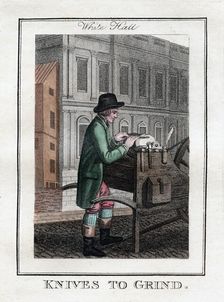 Knives to Grind Whitehall, London, 1805