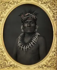 Kno-Shr, Kansas Chief, 1853. Creator: J. H. Fitzgibbon