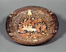 Knob-Handled Patera (Dish), 330-320 BCE. Creator: Baltimore Painter