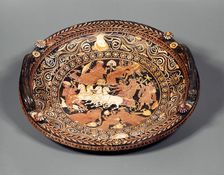 Knob-Handled Patera (Dish), 330-320 BCE. Creator: Baltimore Painter