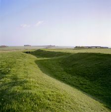 Knook Castle, Wiltshire, 1999. Artist: IJ Leonard