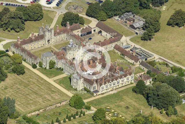 Knole country house and former archbishop's palace, Kent, 2024. Creator: Damian Grady.